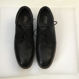 Obeo B.I.O System Black Leather Dress Shoes